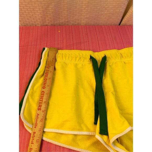 Stranger things shorts large rn# 0101531 yellow green "Camp No Where" 85 - Picture 5 of 7